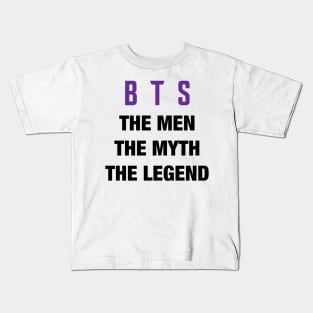 BTS the men myth legend Kids T-Shirt